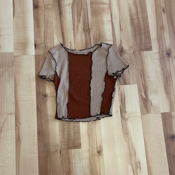 patchwork crop top - Picture 1 of 1